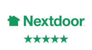 Swan Plumbing, Heating, and Air proudly features the green Nextdoor logo with a house icon and five green stars below "Nextdoor.